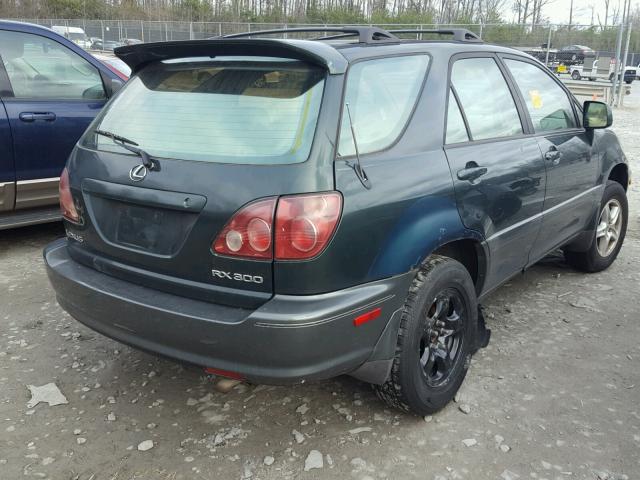 JT6HF10U7Y0126689 - 2000 LEXUS RX 300 GREEN photo 4