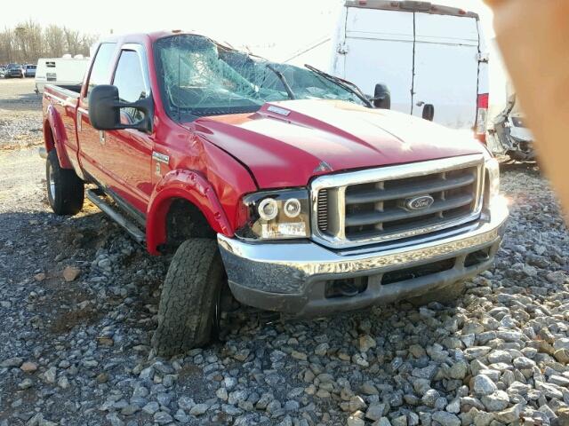 1FTWW33F71EC23277 - 2001 FORD F350 SUPER RED photo 1