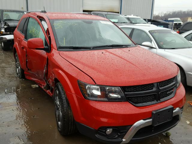 3C4PDCGB9GT233495 - 2016 DODGE JOURNEY CR RED photo 1