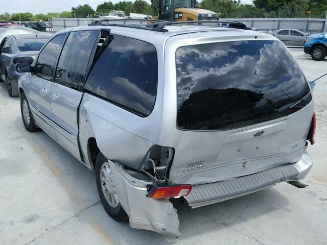 2FMDA5346YBB27089 - 2000 FORD WINDSTAR SILVER photo 3