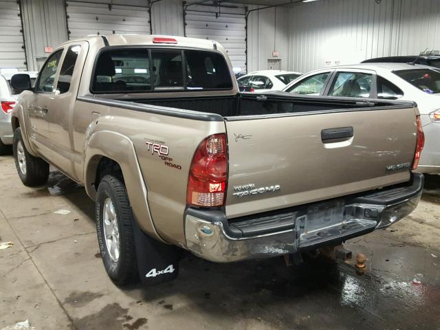 5TEUU42N45Z030258 - 2005 TOYOTA TACOMA ACC TAN photo 3