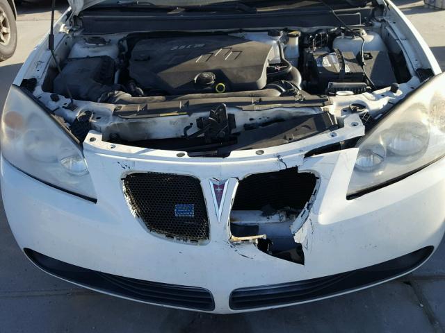 1G2ZH18N574120776 - 2007 PONTIAC G6 GT WHITE photo 9