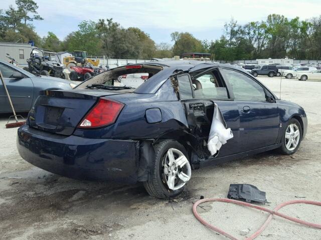1G8AJ55F97Z168036 - 2007 SATURN ION LEVEL BLUE photo 4