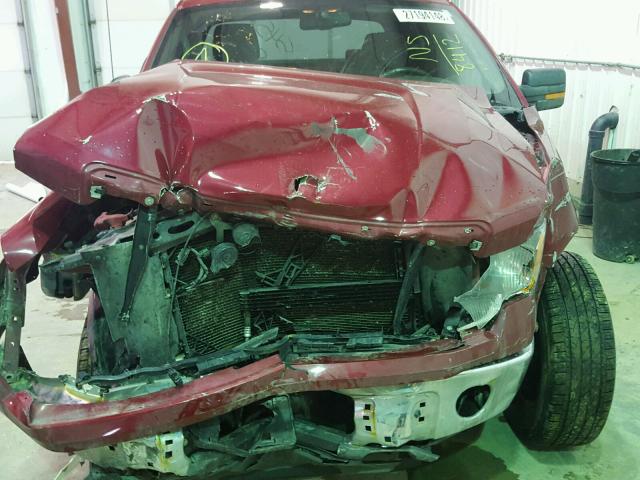 1FTPX14V89FB18412 - 2009 FORD F150 SUPER RED photo 7