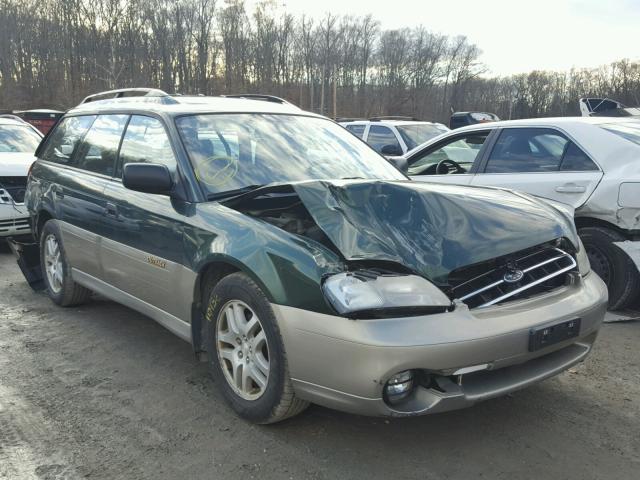 4S3BH665327624652 - 2002 SUBARU LEGACY OUT GREEN photo 1