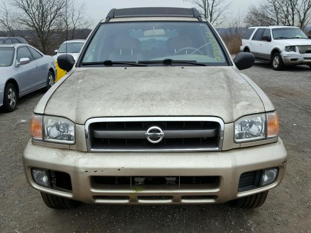 JN8DR09Y52W716316 - 2002 NISSAN PATHFINDER BEIGE photo 9