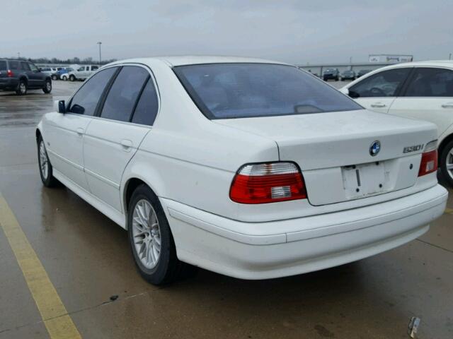 WBADT63403CK35296 - 2003 BMW 530 I AUTO WHITE photo 3