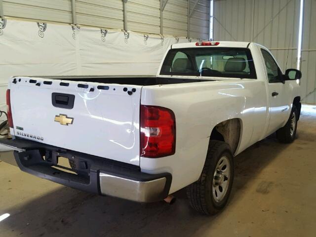 1GCNCPE02BZ105118 - 2011 CHEVROLET SILVERADO WHITE photo 4