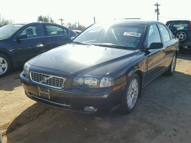 YV1TS91Z141361482 - 2004 VOLVO S80 T6 BLACK photo 2