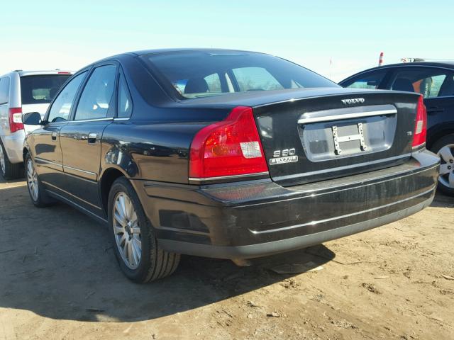 YV1TS91Z141361482 - 2004 VOLVO S80 T6 BLACK photo 3