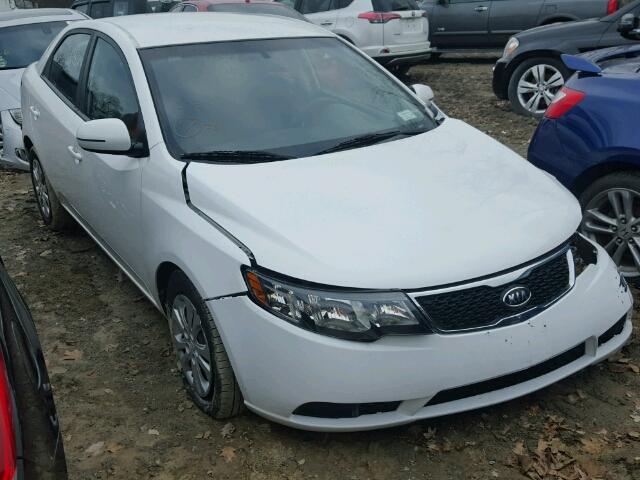 KNAFU4A23D5722963 - 2013 KIA FORTE EX WHITE photo 1