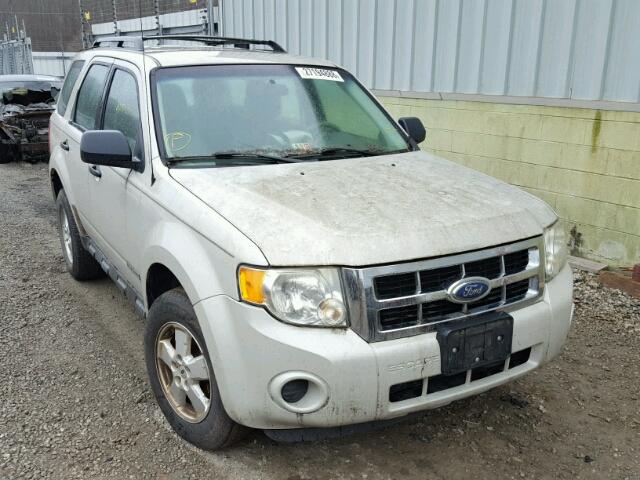 1FMCU02Z98KA73036 - 2008 FORD ESCAPE XLS WHITE photo 1