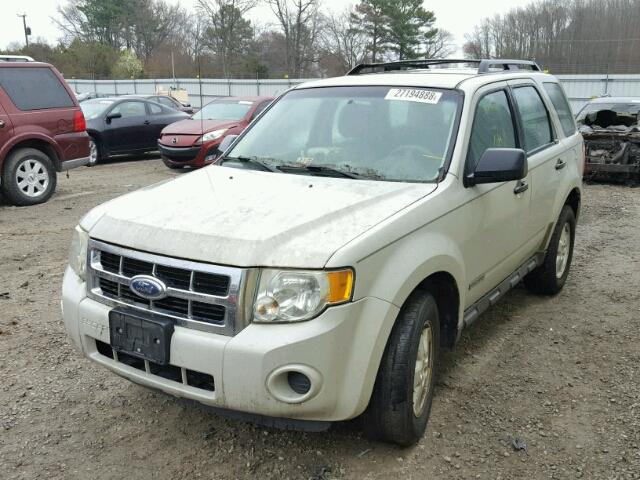 1FMCU02Z98KA73036 - 2008 FORD ESCAPE XLS WHITE photo 2