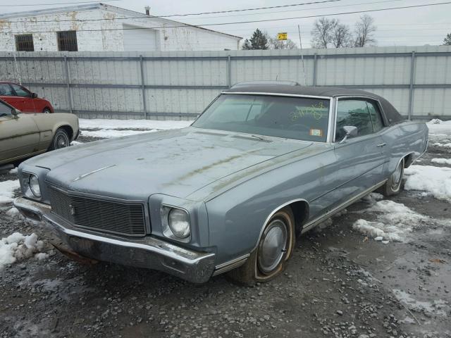 138571B242696 - 1971 CHEVROLET MONTE CARL BLUE photo 2