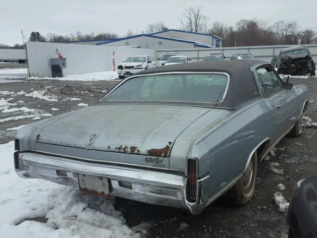 138571B242696 - 1971 CHEVROLET MONTE CARL BLUE photo 4