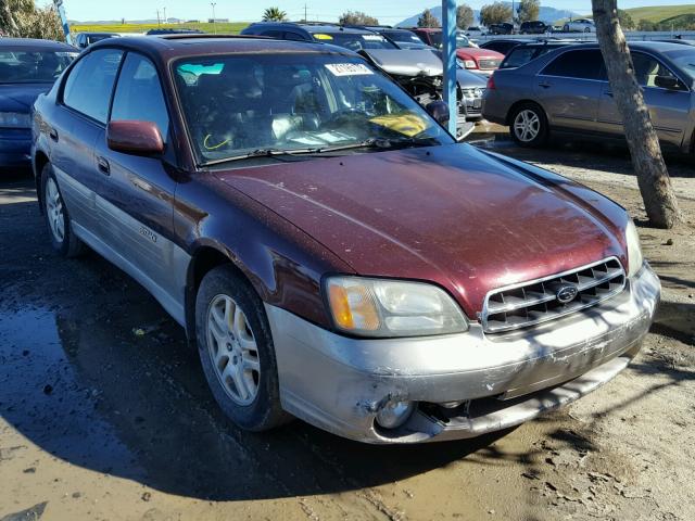 4S3BE686XY7210842 - 2000 SUBARU LEGACY OUT BURGUNDY photo 1