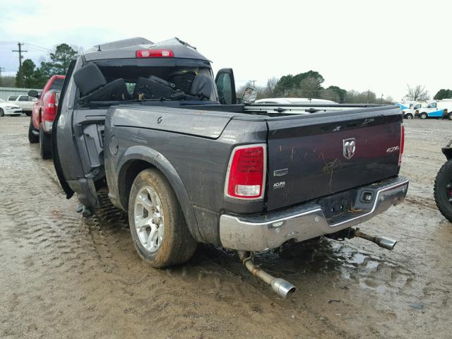 1C6RR7NT7FS695641 - 2015 RAM 1500 LARAM GRAY photo 3