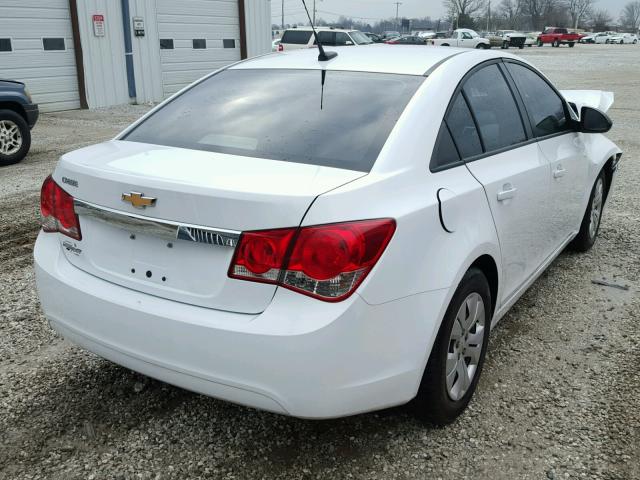 1G1PA5SH6D7117583 - 2013 CHEVROLET CRUZE LS WHITE photo 4