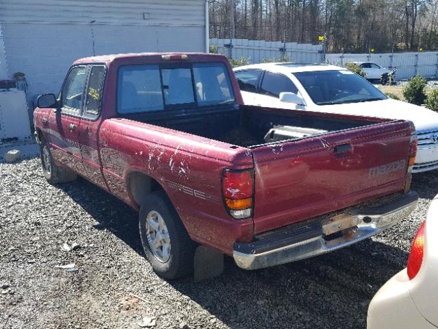 4F4CR16A1TTM40456 - 1996 MAZDA B2300 CAB RED photo 3