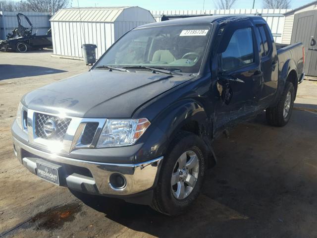 1N6AD0ER5BC447227 - 2011 NISSAN FRONTIER S GRAY photo 2