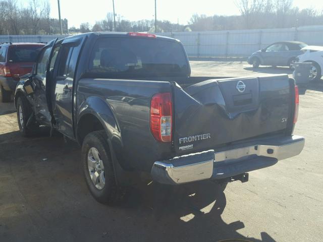 1N6AD0ER5BC447227 - 2011 NISSAN FRONTIER S GRAY photo 3