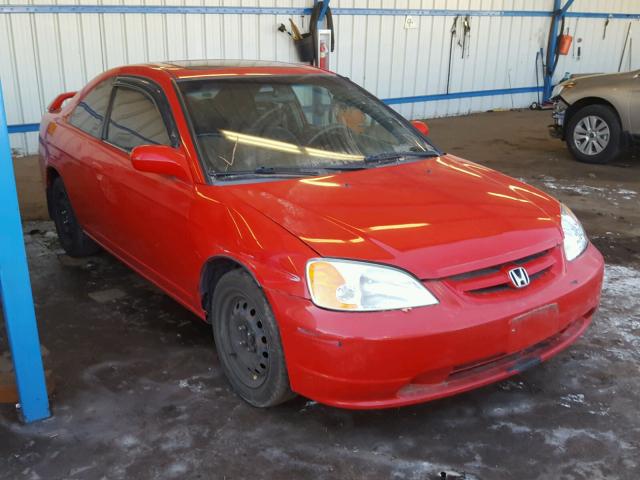 1HGEM22902L066486 - 2002 HONDA CIVIC EX RED photo 1