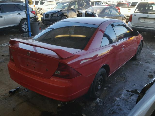 1HGEM22902L066486 - 2002 HONDA CIVIC EX RED photo 4