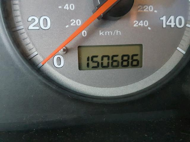 1HGEM22902L066486 - 2002 HONDA CIVIC EX წითელი ფოტო 8