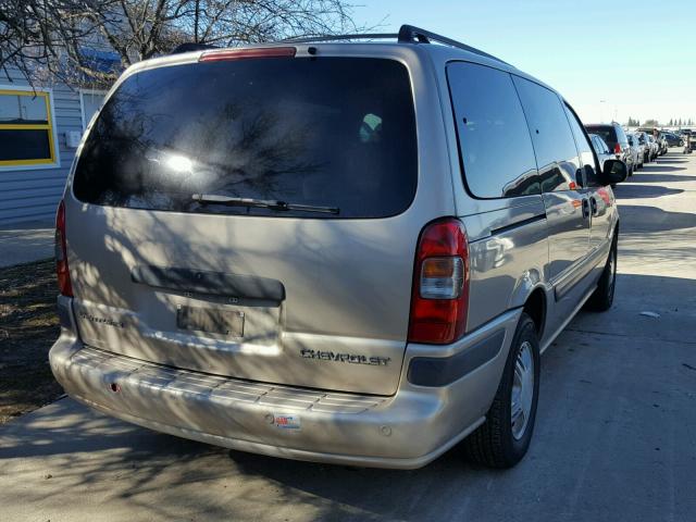 1GNDX03E12D227737 - 2002 CHEVROLET VENTURE BEIGE photo 4