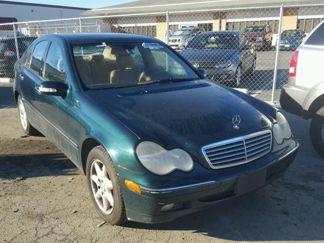 WDBRF61JX3F328378 - 2003 MERCEDES-BENZ C 240 GREEN photo 1