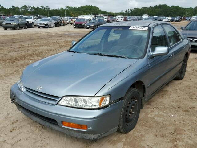 1HGCD5635RA123527 - 1994 HONDA ACCORD LX BLUE photo 2