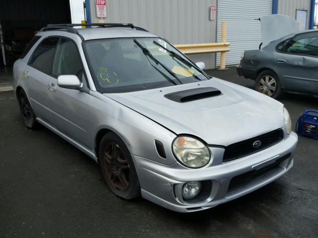 JF1GG29692H830337 - 2002 SUBARU IMPREZA WR SILVER photo 1