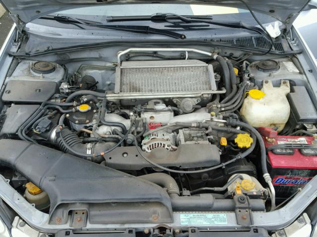 JF1GG29692H830337 - 2002 SUBARU IMPREZA WR SILVER photo 7