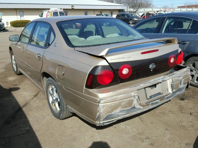 2G1WH52K349348135 - 2004 CHEVROLET IMPALA LS GOLD photo 3