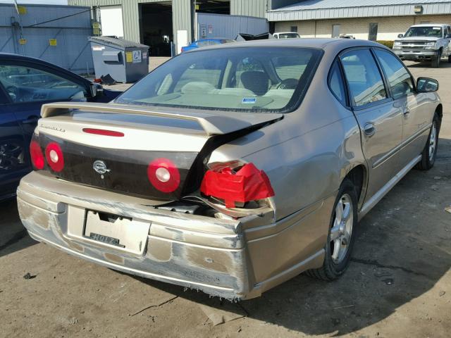 2G1WH52K349348135 - 2004 CHEVROLET IMPALA LS GOLD photo 4