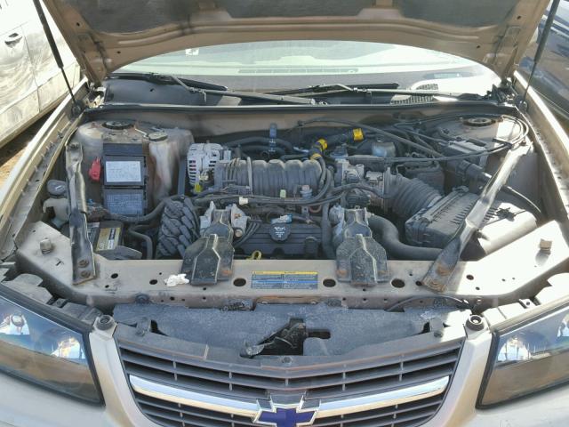 2G1WH52K349348135 - 2004 CHEVROLET IMPALA LS GOLD photo 7