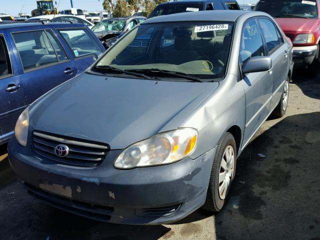 2T1BR32E74C260206 - 2004 TOYOTA COROLLA CE GRAY photo 2