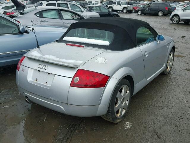 TRUTX28N321008830 - 2002 AUDI TT SILVER photo 4