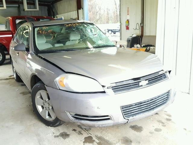 2G1WT58N779309875 - 2007 CHEVROLET IMPALA LT TAN photo 1