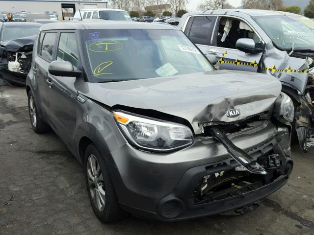 KNDJP3A52F7197636 - 2015 KIA SOUL + GRAY photo 1