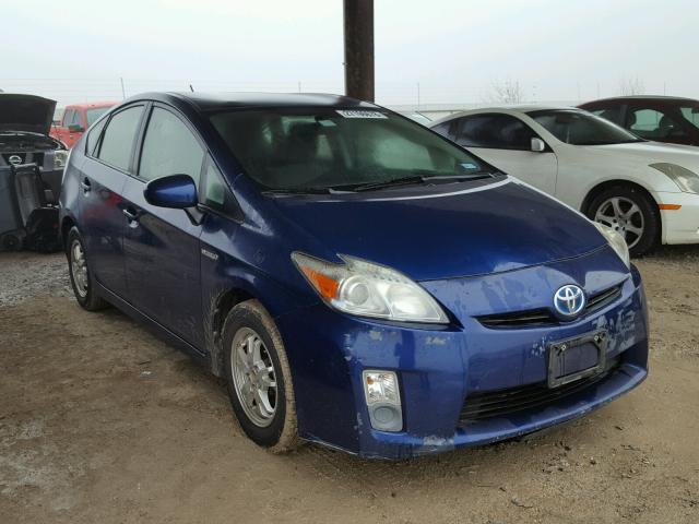 JTDKN3DU5A0120743 - 2010 TOYOTA PRIUS BLUE photo 1