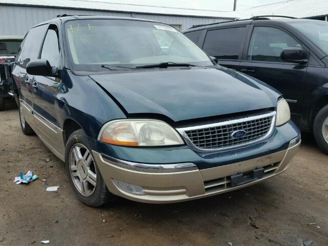 2FMZA53451BA39808 - 2001 FORD WINDSTAR S GREEN photo 1