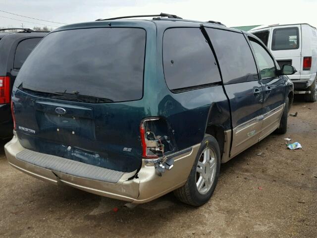 2FMZA53451BA39808 - 2001 FORD WINDSTAR S GREEN photo 4