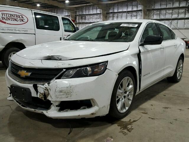 1G11Z5SA5GU152624 - 2016 CHEVROLET IMPALA LS WHITE photo 2