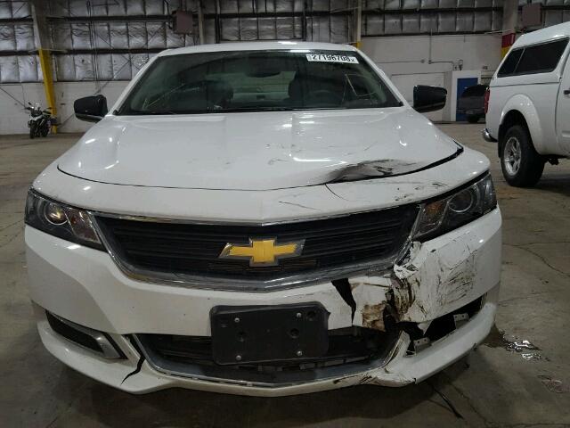 1G11Z5SA5GU152624 - 2016 CHEVROLET IMPALA LS WHITE photo 9