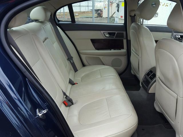 SAJWA0GB0ALR61679 - 2010 JAGUAR XF PREMIUM BLUE photo 6