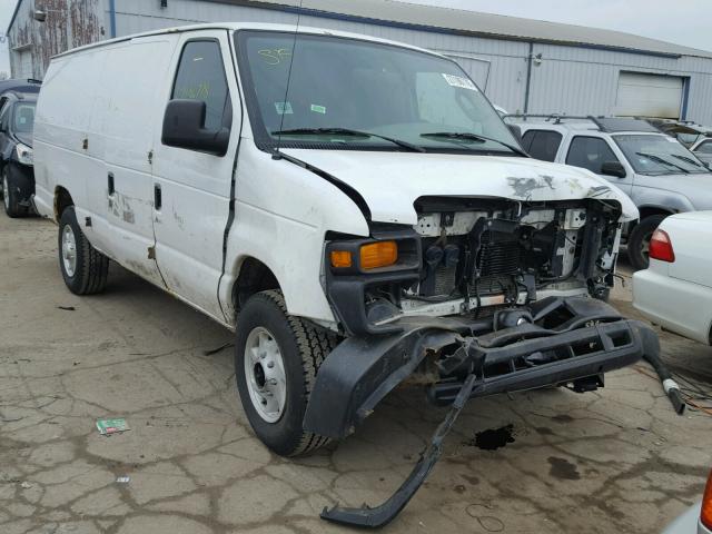 1FTNS24W58DA69555 - 2008 FORD ECONOLINE WHITE photo 1