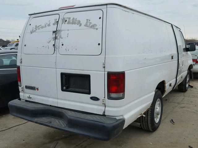 1FTNS24W58DA69555 - 2008 FORD ECONOLINE WHITE photo 4