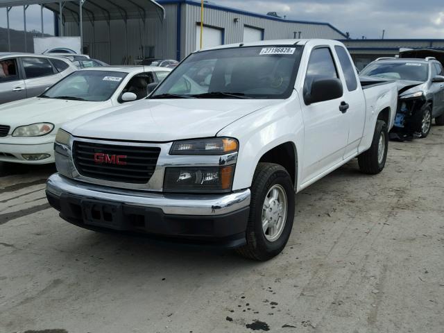 1GTCS196X48110064 - 2004 GMC CANYON WHITE photo 2