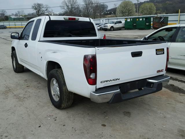 1GTCS196X48110064 - 2004 GMC CANYON WHITE photo 3